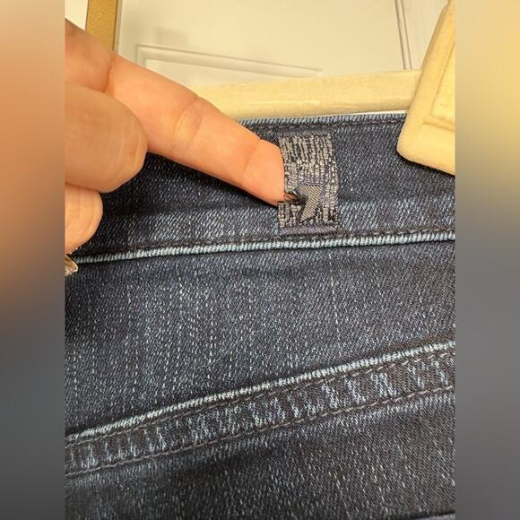 7 for all mankind Dylan Dark Wash Straight Leg High Rise size 26 Blue Jeans Pant - Picture 10 of 11